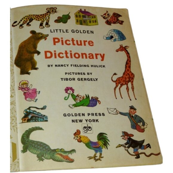 Vintage Little Golden Picture Dictionary Nancy Fielding Hulick 1971 - Picture 5 of 8